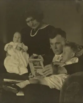 Fleckenstein Louis Prints: Family Portrait with A Child's Garden of Verses