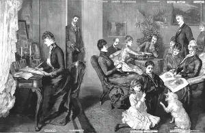 A Family Re-union at the Castle of Fredensborg, Denmark, 1890. Creator: Unknown