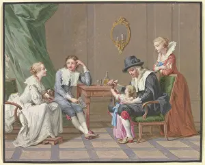 Friedrich Prints: Family scene. Creator: Friedrich Tischbein