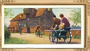 Family Tandem with Side-Car, 1939