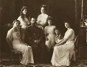 Monochrome Picture Collection: The Family of Tsar Nicholas II of Russia, 1914