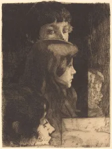 A Family (Une famille), 1890. Creator: Paul Albert Besnard