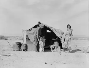 Americans Prints: This family...about to be returned to Oklahoma