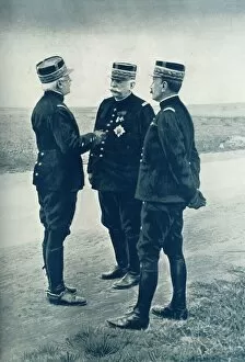 Famous French Leaders: General Joffre, General D Urbal, and General Foch. 1916