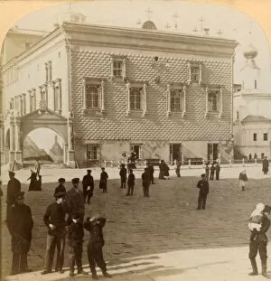 Stereoscopic Collection: Famous Red Staircase and old Palace, Moscow, Russia, 1900. Creator: Underwood & Underwood