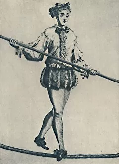 Circuses And Music Halls Gallery: A Famous Tight-Rope Walker of the Seventeenth Century, 1942