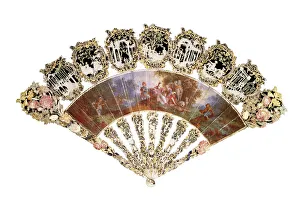 Fan, 1730. Artist: Anonymous master