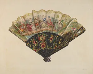 Frank J Mace Collection: Fan, 1935 / 1942. Creator: Frank J Mace