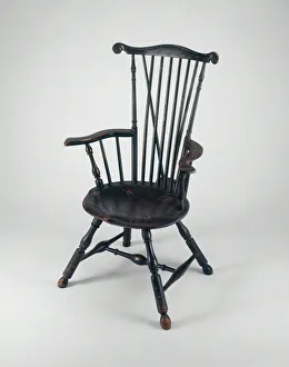 Philadelphia Prints: Fan-Back Windsor Chair, 1760 / 70. Creator: Unknown