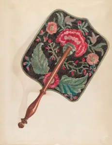 Fan, c. 1936. Creator: Ella Josephine Sterling