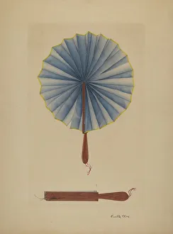 Fan, c. 1941. Creator: Orville Cline