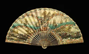 Fan, Dutch, 1715-25. Creator: Carl Gustav Klingstedt