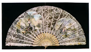 Images Dated 2nd May 2007: Fan by Duvelleroy, 1901.Artist: Jean Malvaux