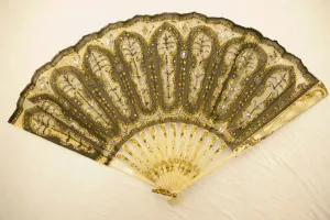 Fashion Accessory Gallery: Fan, France, 1870 / 1880. Creator: Unknown