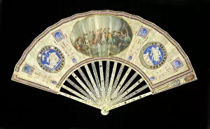 Brooklyn Museum Collection: Fan, French, 1800-1809. Creator: Unknown