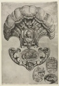 The Fan (LEventail ), c. 1589-1595. Creator: Agostino Carracci (Italian, 1557-1602)