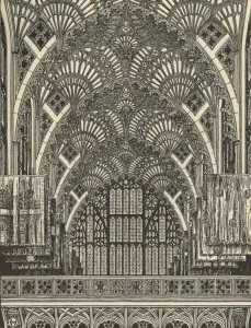 Marjorie Courtney Prints: Fan Vaulting, (1931). Artist: Charles Henry Bourne Quennell