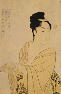 Kitagawa 1753 1806 Prints: The Fancy-Free Type, from the series Ten Types in the Physiognomic Study of Women