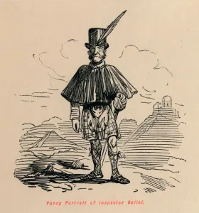 Fancy Portrait of Inspector Balioi, c1860, (c1860). Artist: John Leech