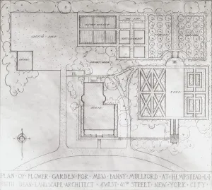 Ground Plan Prints: Fanny A. Mulford house, Fulton Avenue