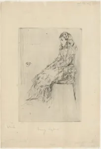 Fanny Leyland, 1873. Creator: James Abbott McNeill Whistler