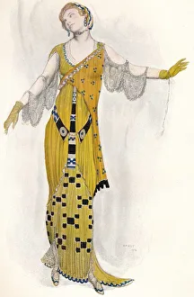 Leon Prints: Fantaisie Sur Le Costume Moderne, Dione, c1910. Artist: Leon Bakst