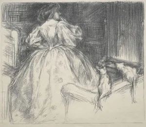 Late 19th Century Prints: The Fantastic Dress, 1890. Creator: Charles Hasslewood Shannon (British, 1863-1937)