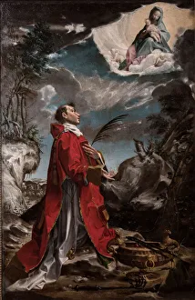Lodovico 1555 1619 Prints: Fantastic Vision of Saint Vincent, 1580s