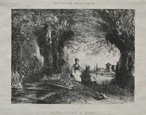 Paul Huet Prints: Fantasy, 1836. Creator: Paul Hüet (French, 1803-1869)