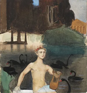 Crayon Prints: Fantasy, 1895. Creator: Magnus Enckell