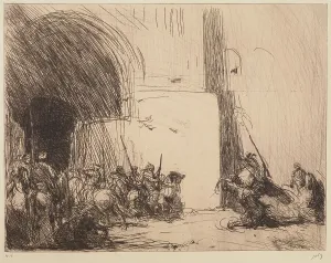 Etching And Drypoint Prints: Fantasy, 1902. Creator: Marius Bauer