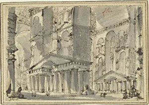 Fantasy of an Ancient Bath, 1755/1760. Creator: Giovanni Battista Piranesi