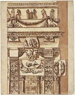 Bizarre Prints: Fantasy of a Façade with Bizarre Ornaments