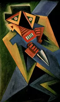 Fantomas, 1918. Artist: Capek, Josef (1887-1945)