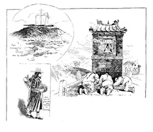 Worship Prints: The Far East: Sketches in Korea, 1898. Creator: Unknown