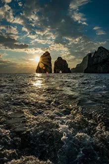 Distant Collection: Faraglioni Rock Sunset. Creator: Viet Chu