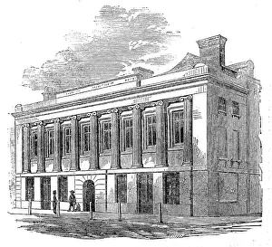 Reading Room Prints: Fareham Institution Hall and Corn Exchange, 1860. Creator: Unknown