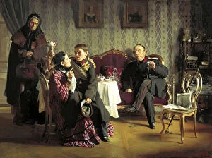 The Farewell, 1872. Artist: Alexei Ivanovich Korzukhin
