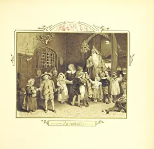 Santa Claus Prints: Farewell, 1894. Creator: Eliza F. Manning