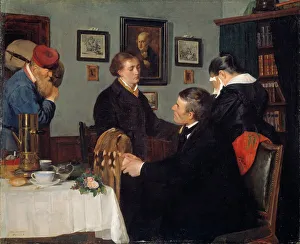 Backer Prints: The Farewell. Artist: Backer, Harriet (1845-1932)