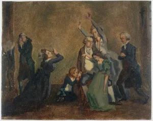 Death Penalty Prints: Farewell from Louis XVI to his family, January 20, 1793. Creator: Unknown