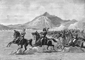 British Rule Prints: Farewell Review before H.R.H. the Duke of Connaught at Quetta; The 5th Bombay Native