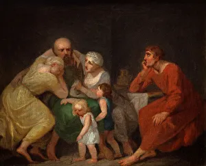 Abildgaard Prints: A farewell scene. Creator: Abildgaard, Nicolai Abraham (1743-1809)