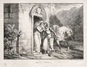 Horace Vernet Collection: The Farewells. Creator: Horace Vernet (French, 1789-1863)