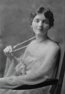 Sheer Prints: Fargo, Clara, Miss, portrait photograph, between 1911 and 1942. Creator: Arnold Genthe