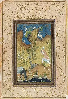 Mules Prints: Farhad makes a staircase to the palace of Shirin, 1600-1699. Creator: Unknown