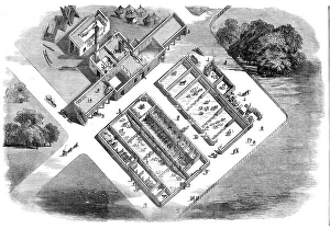 Pens Prints: Farm Buildings erected for the Earl of Macclesfield