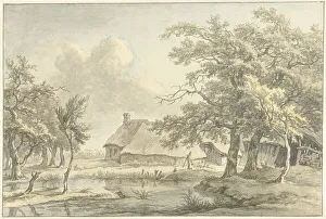 Van Drielst Egbert Prints: Farm in Eext (Drenthe), 1755-1818. Creator: Egbert van Drielst