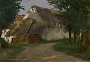 The Farm at the Entrance of the Wood, 1860-1880. Creator: Rosa Bonheur (French, 1822-1899)