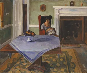 Farm Interior, ca. 1924. Creator: Samuel Halpert